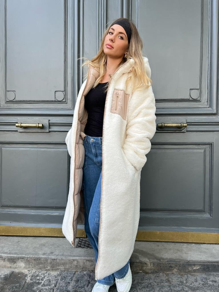 Reversible Long Puffer Jacket