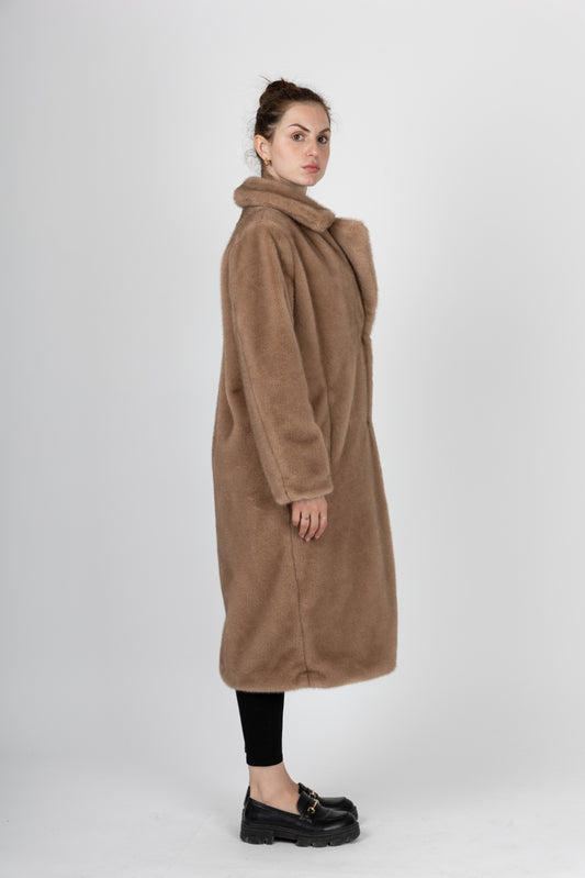 Long Faux Fur Coat