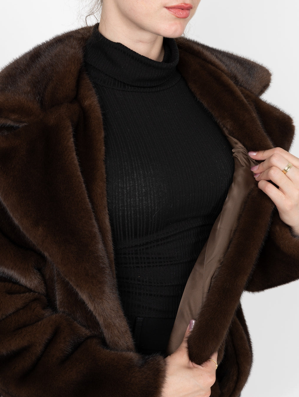 Long Faux Fur Coat