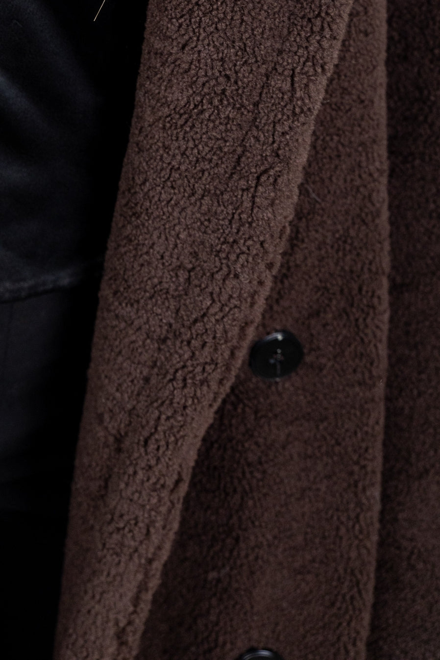 Long Coat in Faux Sheepskin Fur