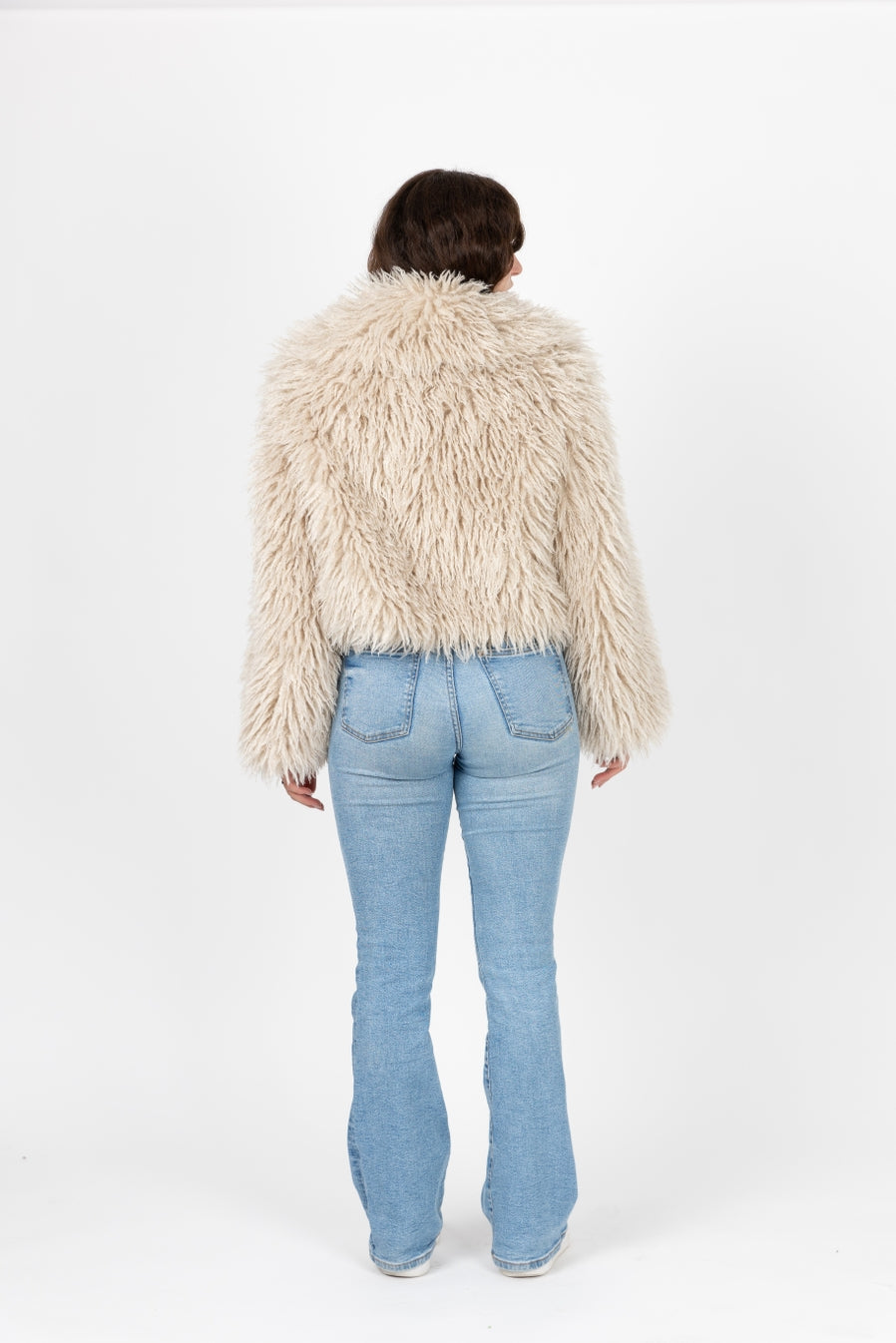 Short Coat Sheepskin Faux Fur coat