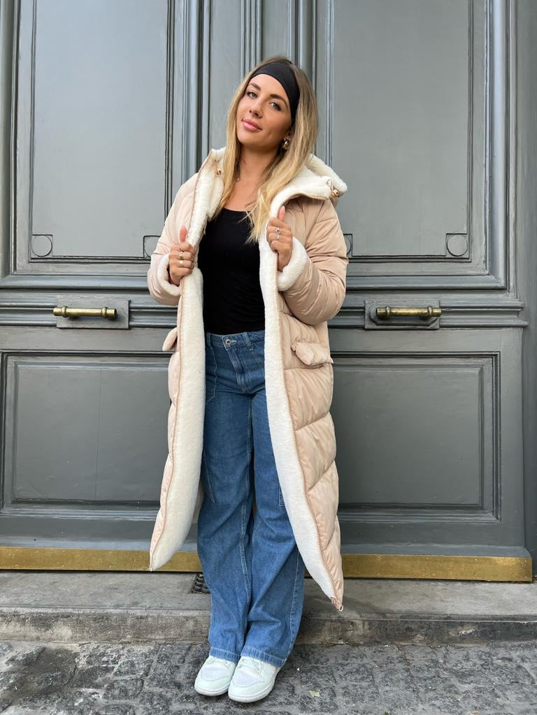 Reversible Long Puffer Jacket