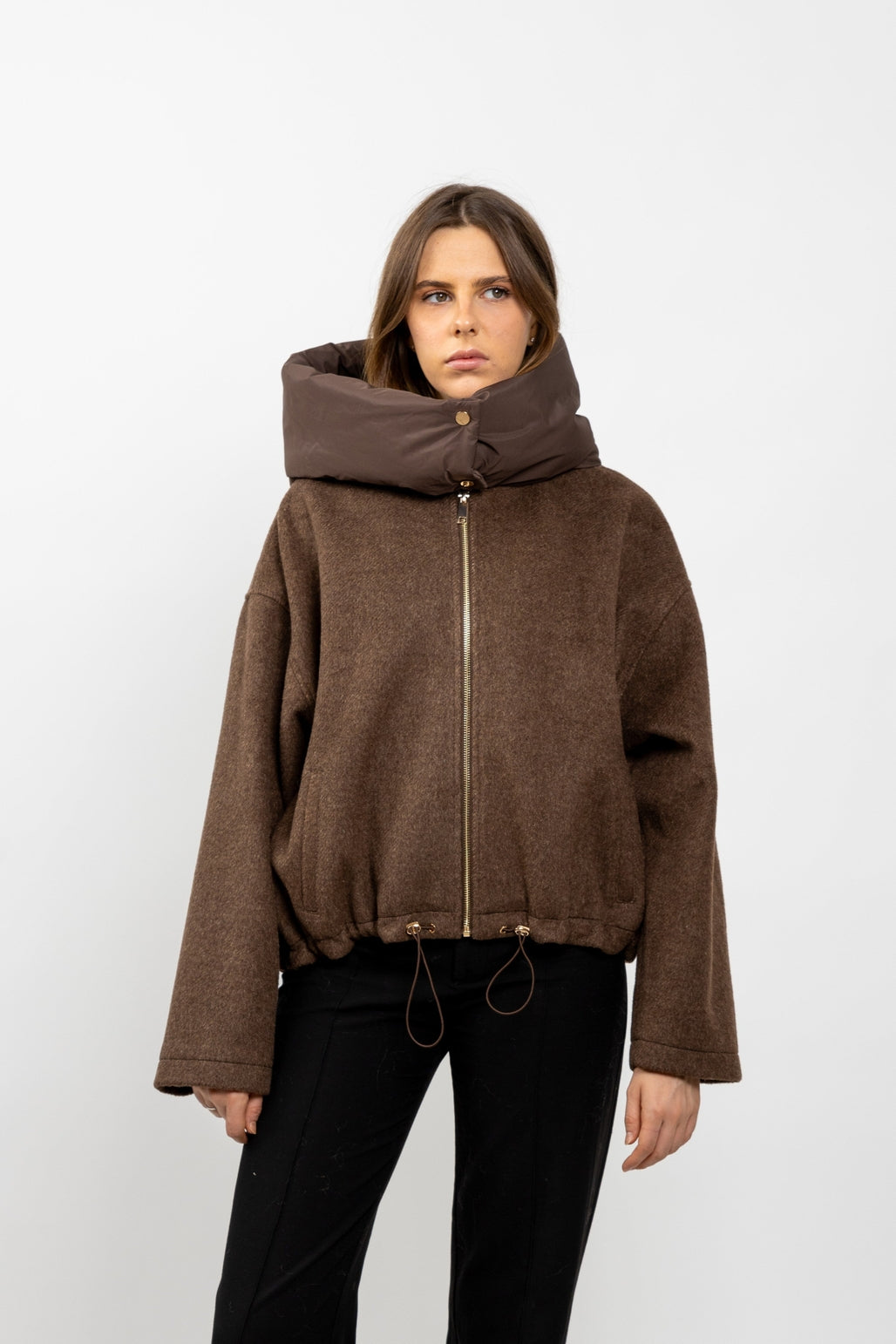 Short Hooded Coat