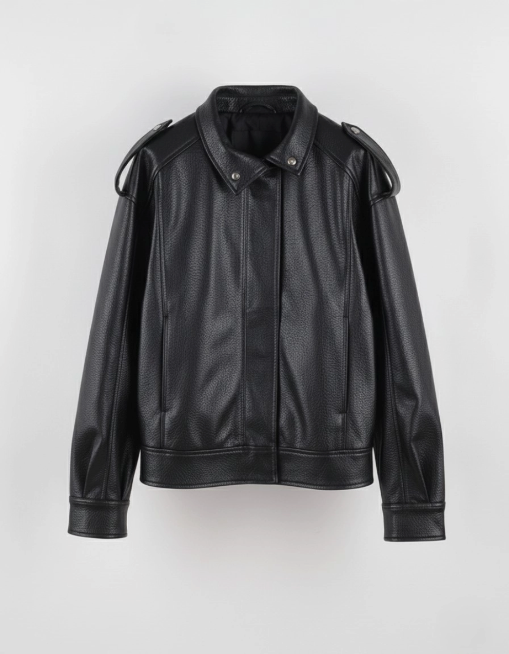 Faux Leather Biker Jacket