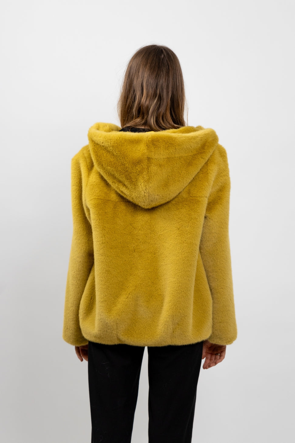 Faux Fur Hooded Jacket