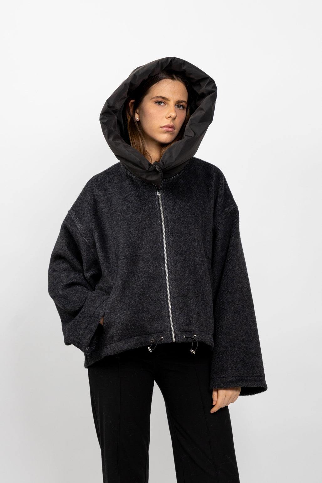 Short Hooded Coat