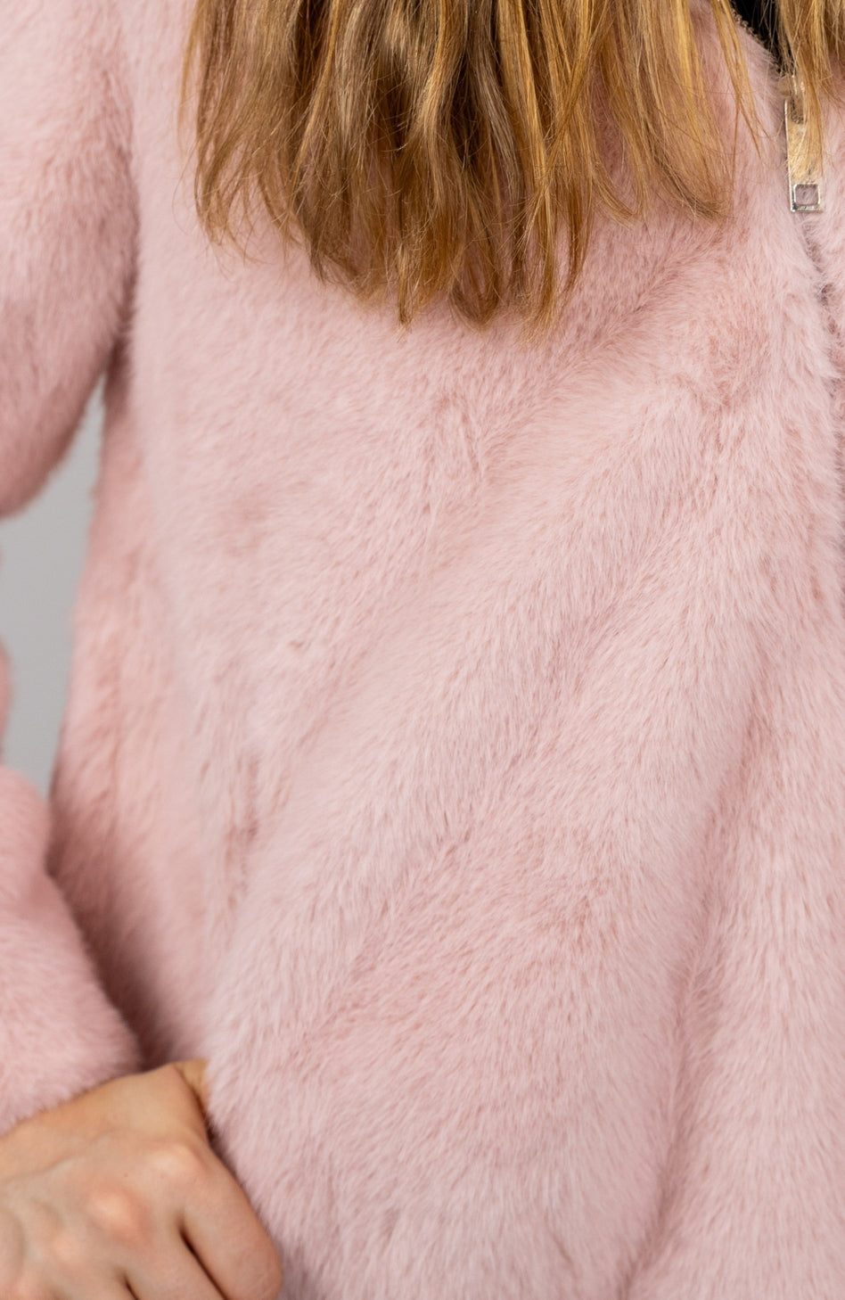 Faux Fur Hooded Jacket