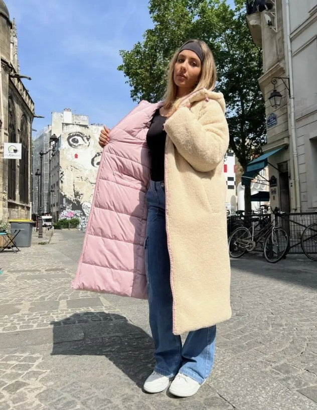 Reversible Long Puffer Jacket