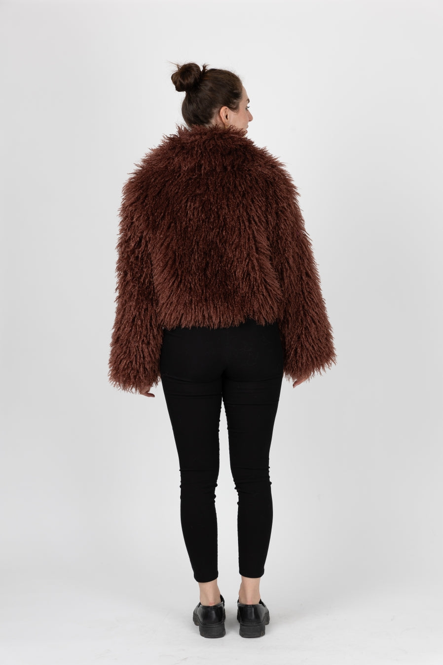 Short Coat Sheepskin Faux Fur coat