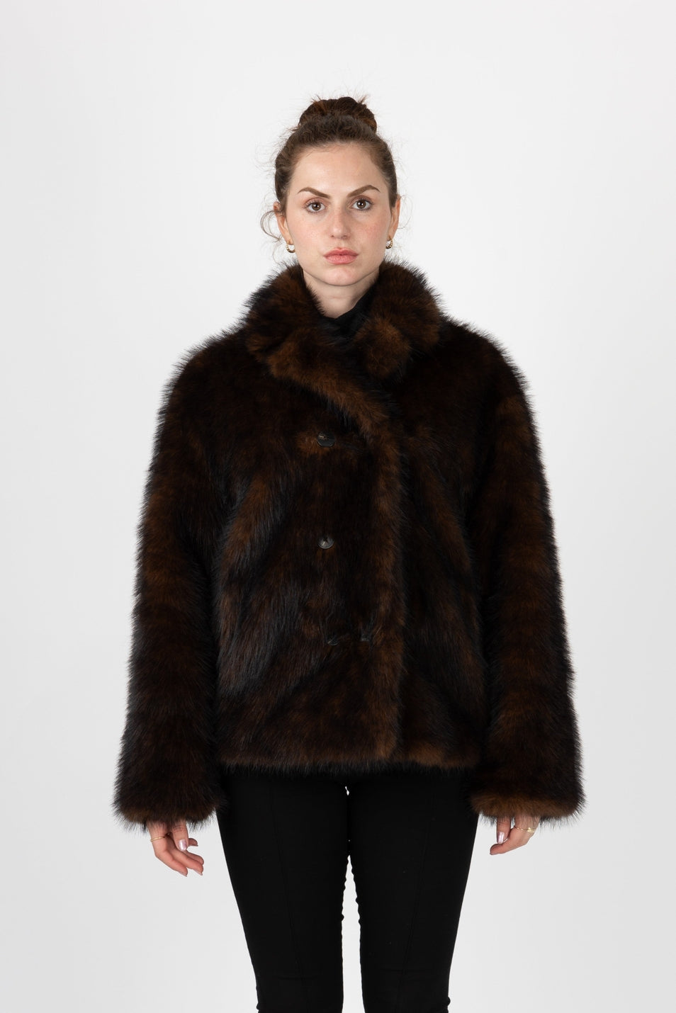 Short Faux Fur Coat