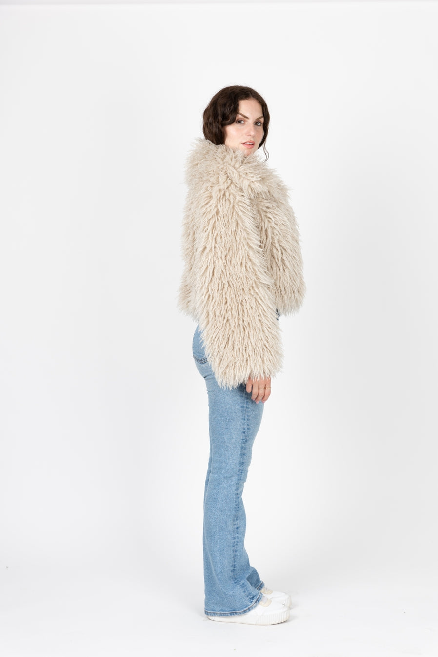 Short Coat Sheepskin Faux Fur coat