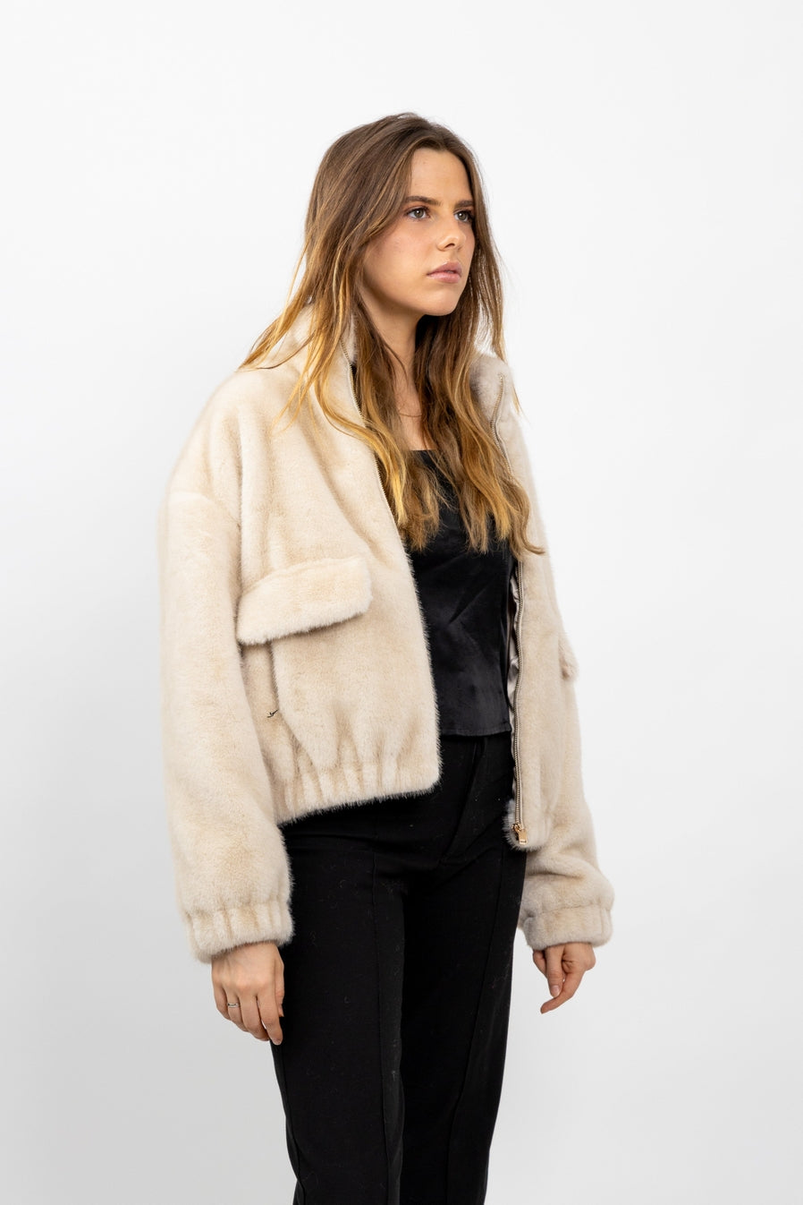 Faux Fur Jacket