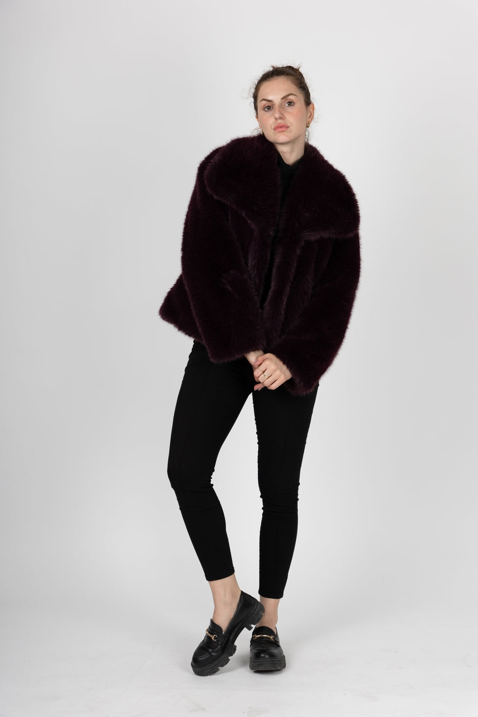 Short Faux Fur Coat