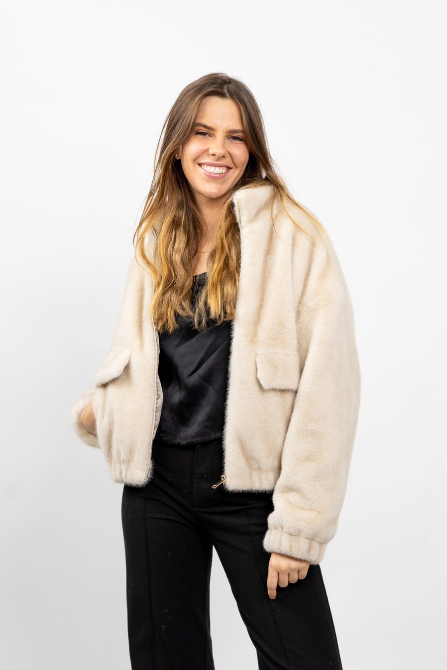 Faux Fur Jacket