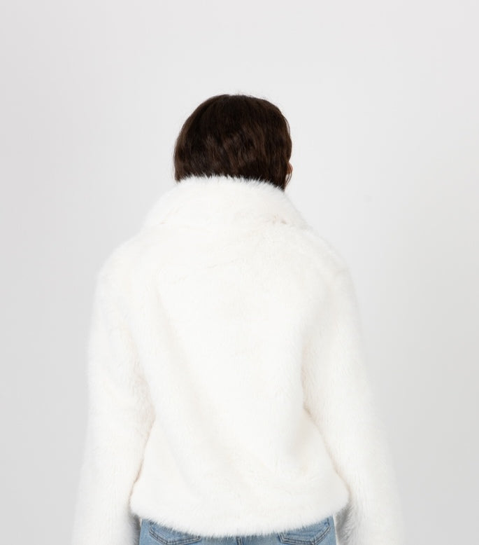 Short Faux Fur Coat