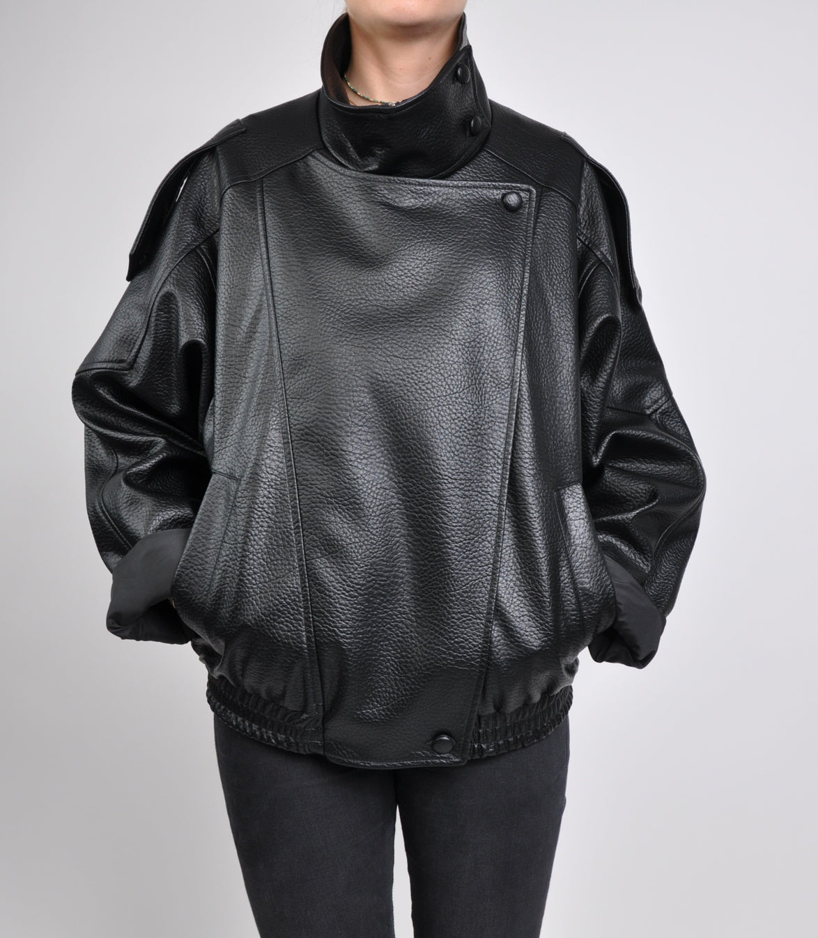 Faux Leather Biker Jacket