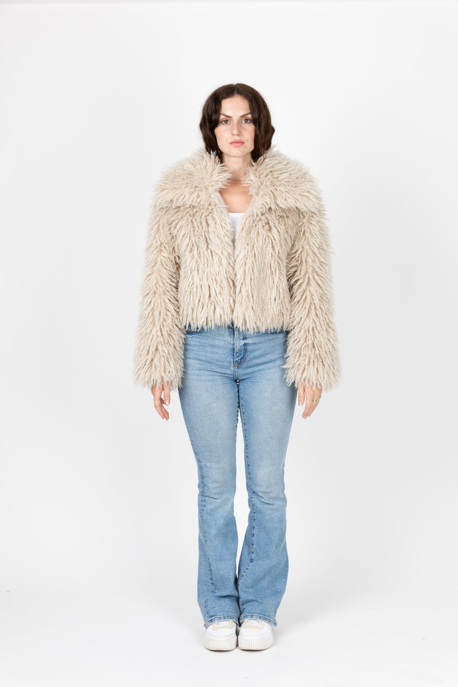 Short Coat Sheepskin Faux Fur coat