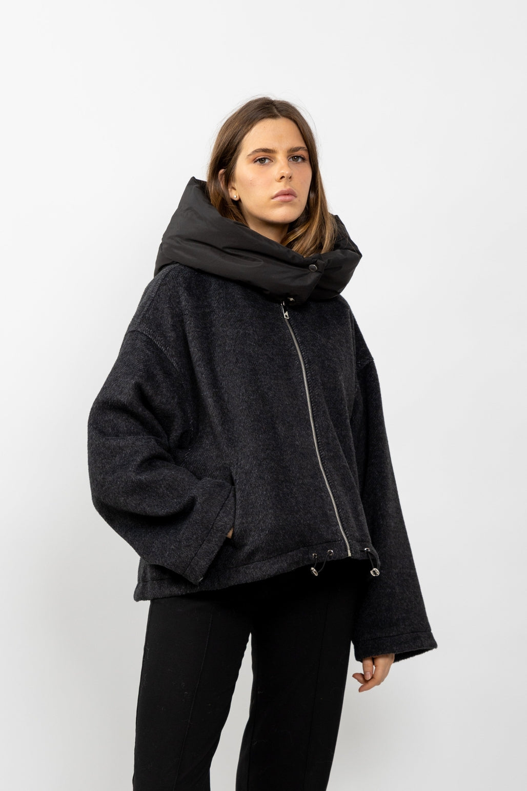 Short Hooded Coat