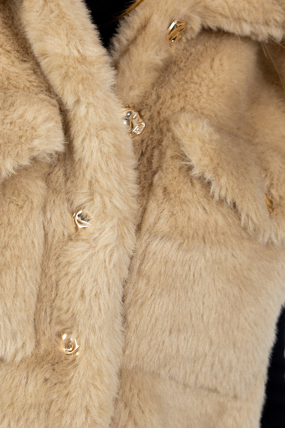 Teddy Shearling Faux Fur Sleeveless Vest