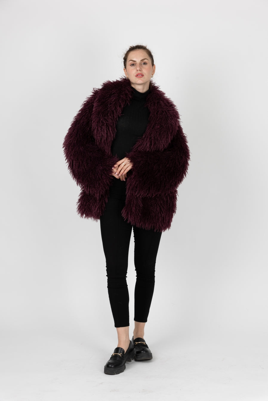 Short Coat Faux Fur women