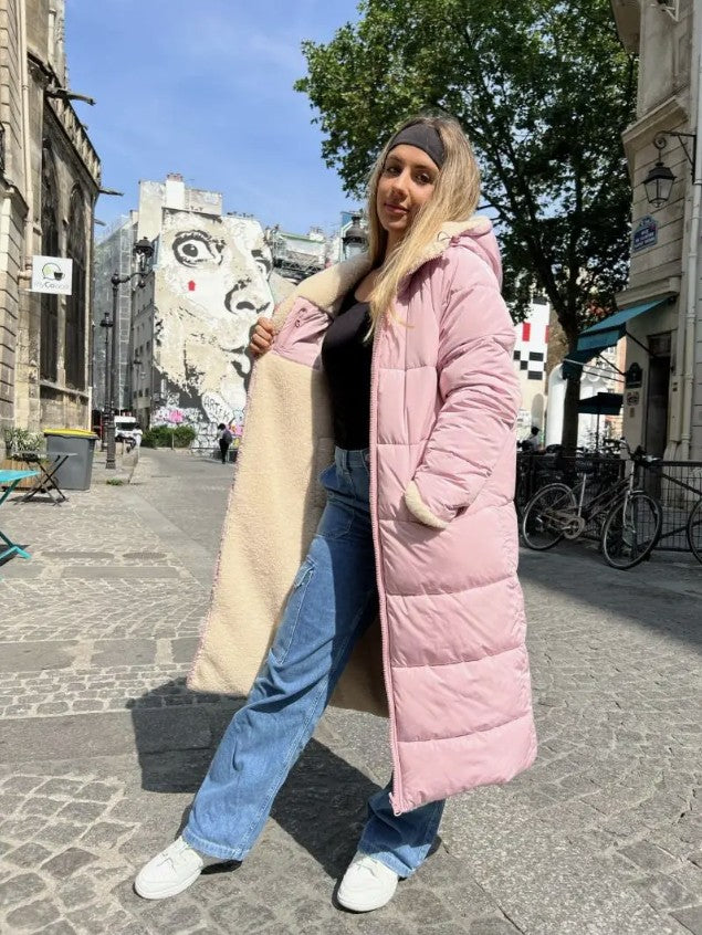 Reversible Long Puffer Jacket