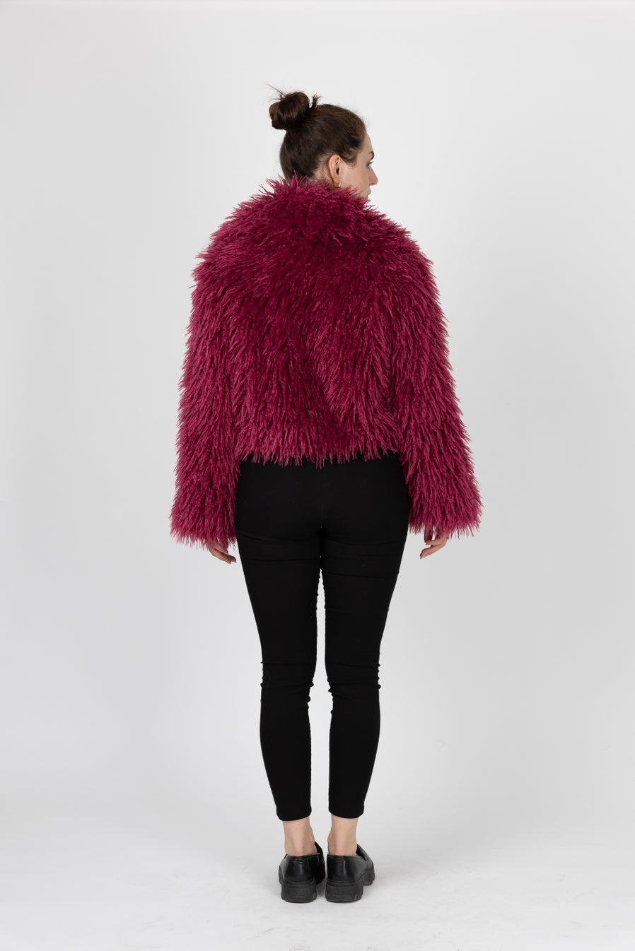 Short Coat Sheepskin Faux Fur coat