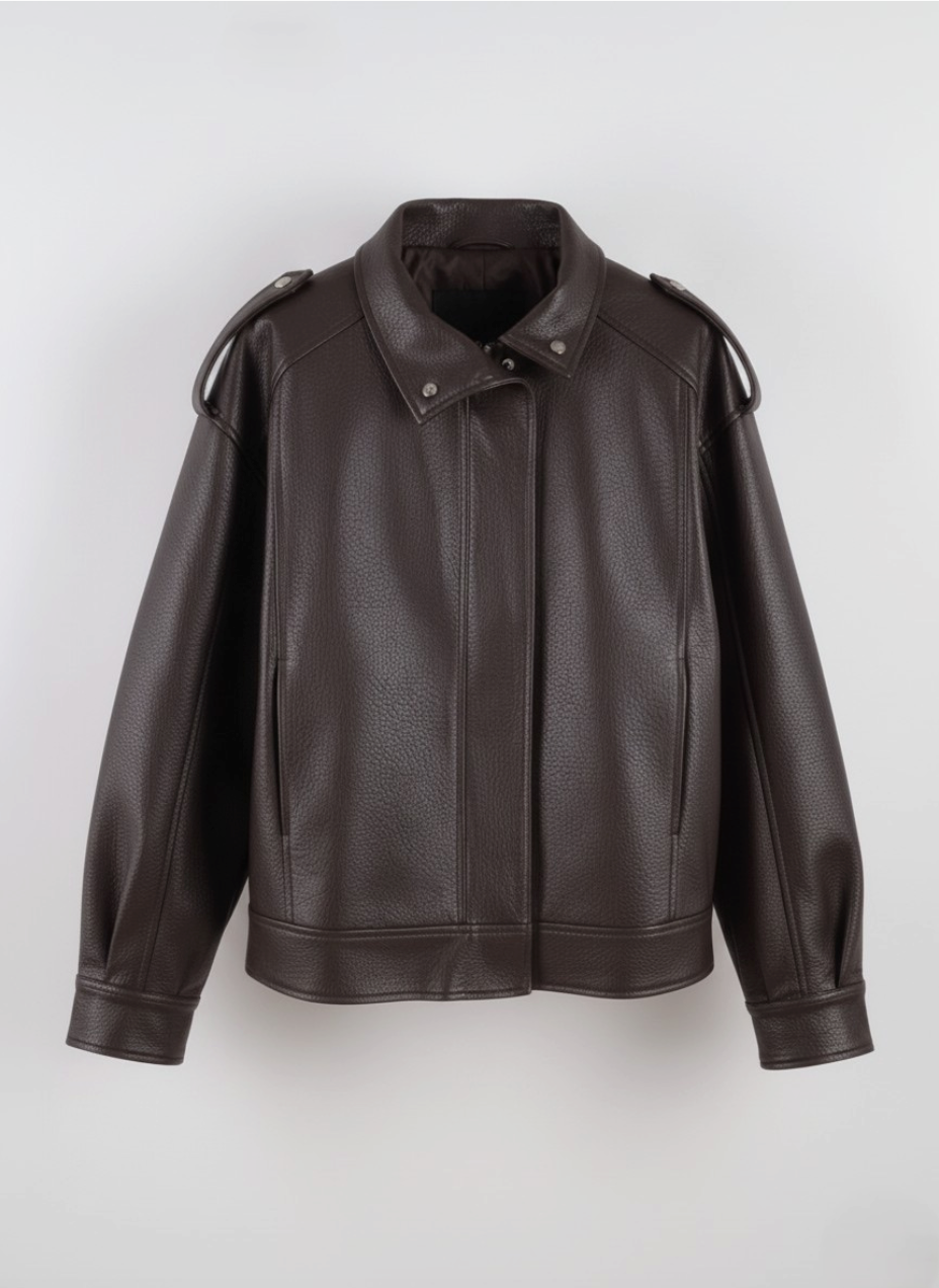 Faux Leather Biker Jacket