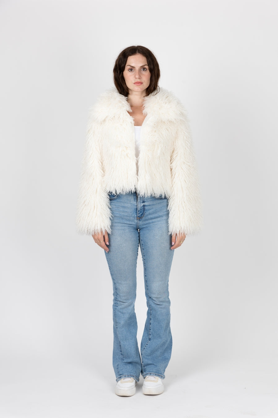 Short Coat Sheepskin Faux Fur coat
