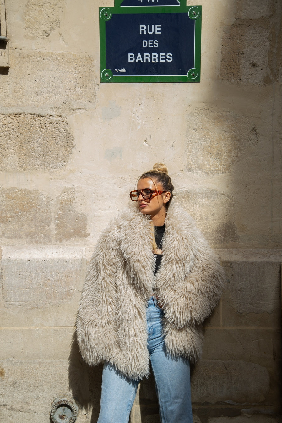 Short Coat Faux Fur women