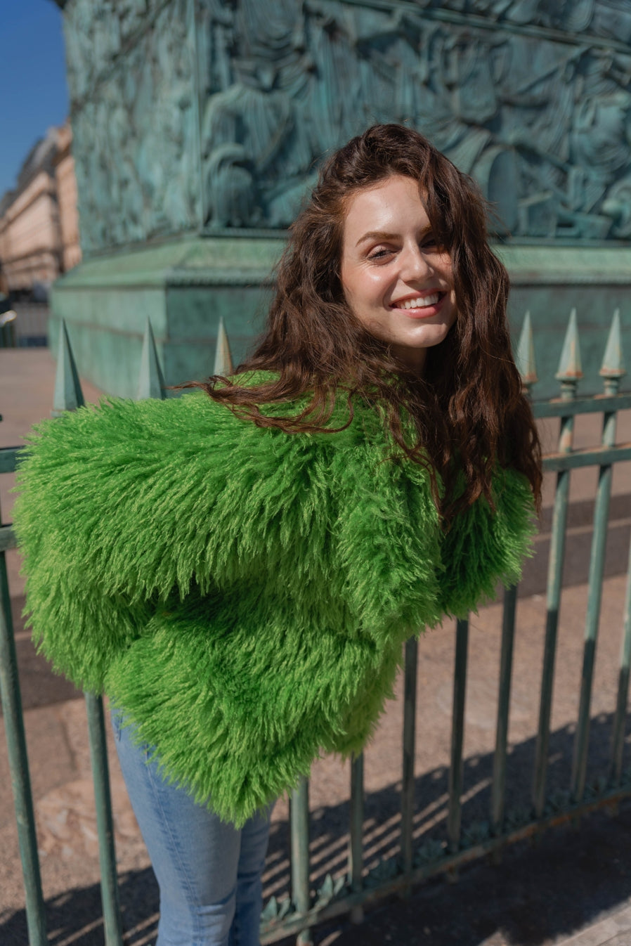 Short Coat Faux Fur women