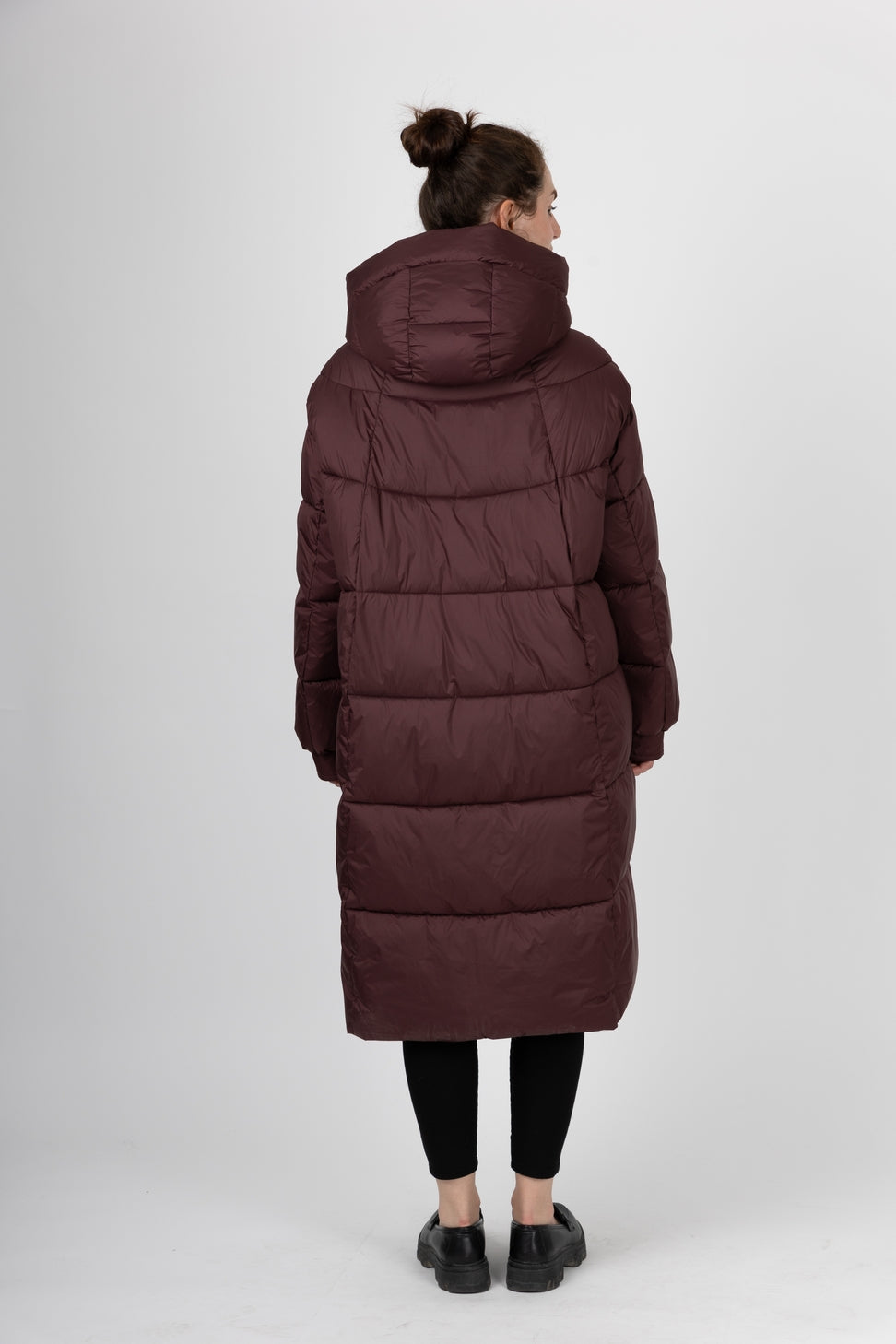 Long Hooded Puffer Jacket