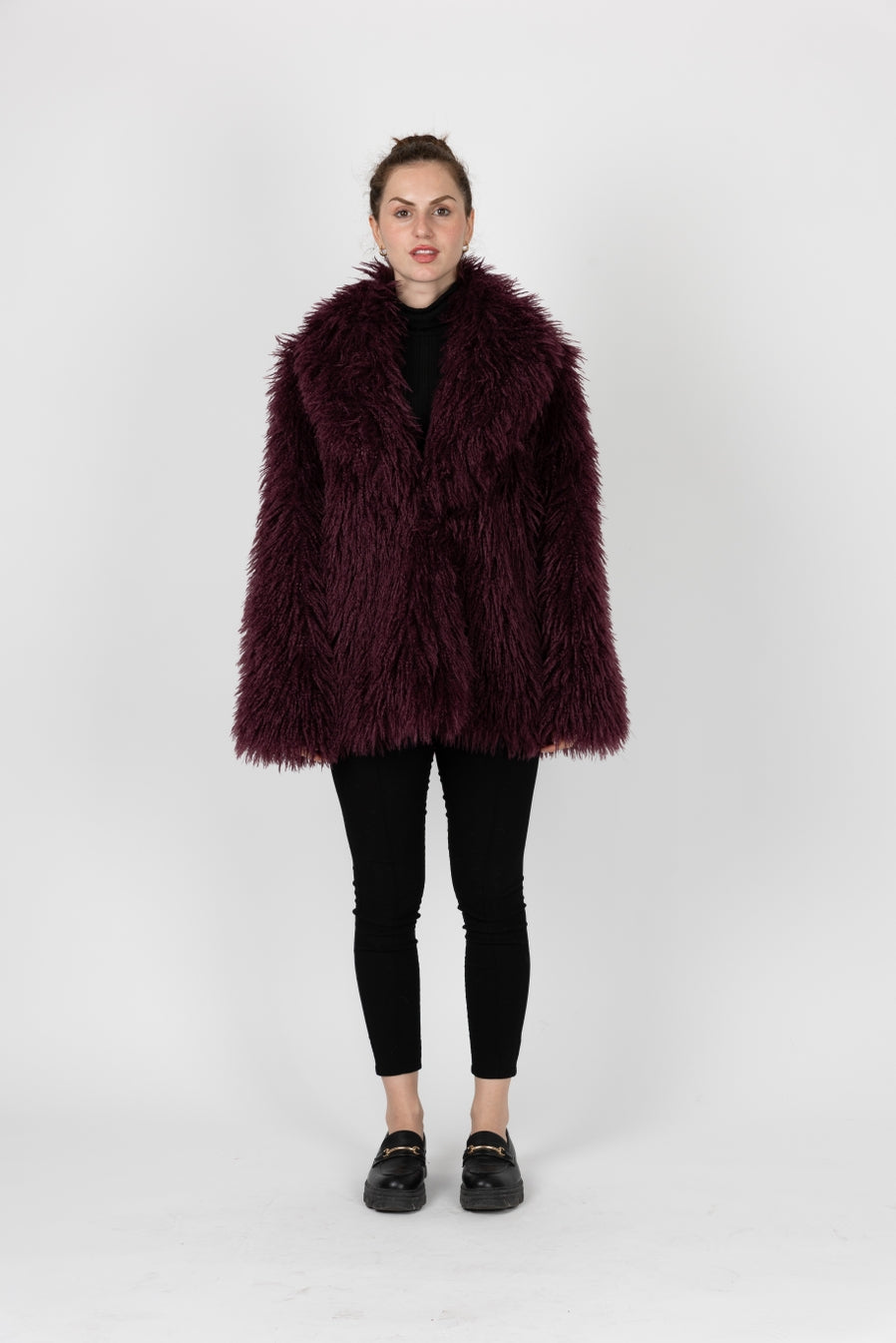 Short Coat Faux Fur women