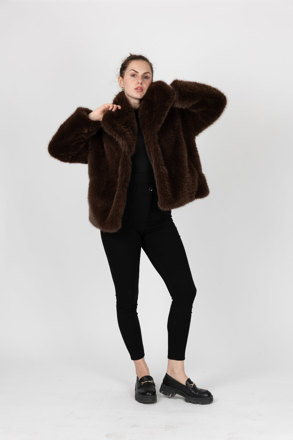 Short Faux Fur Coat