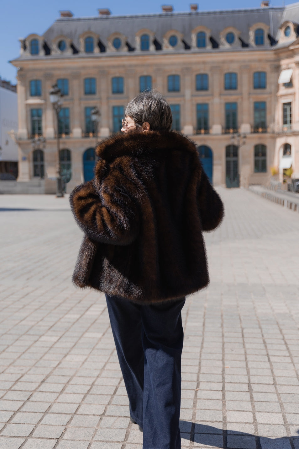 Short Faux Fur Coat