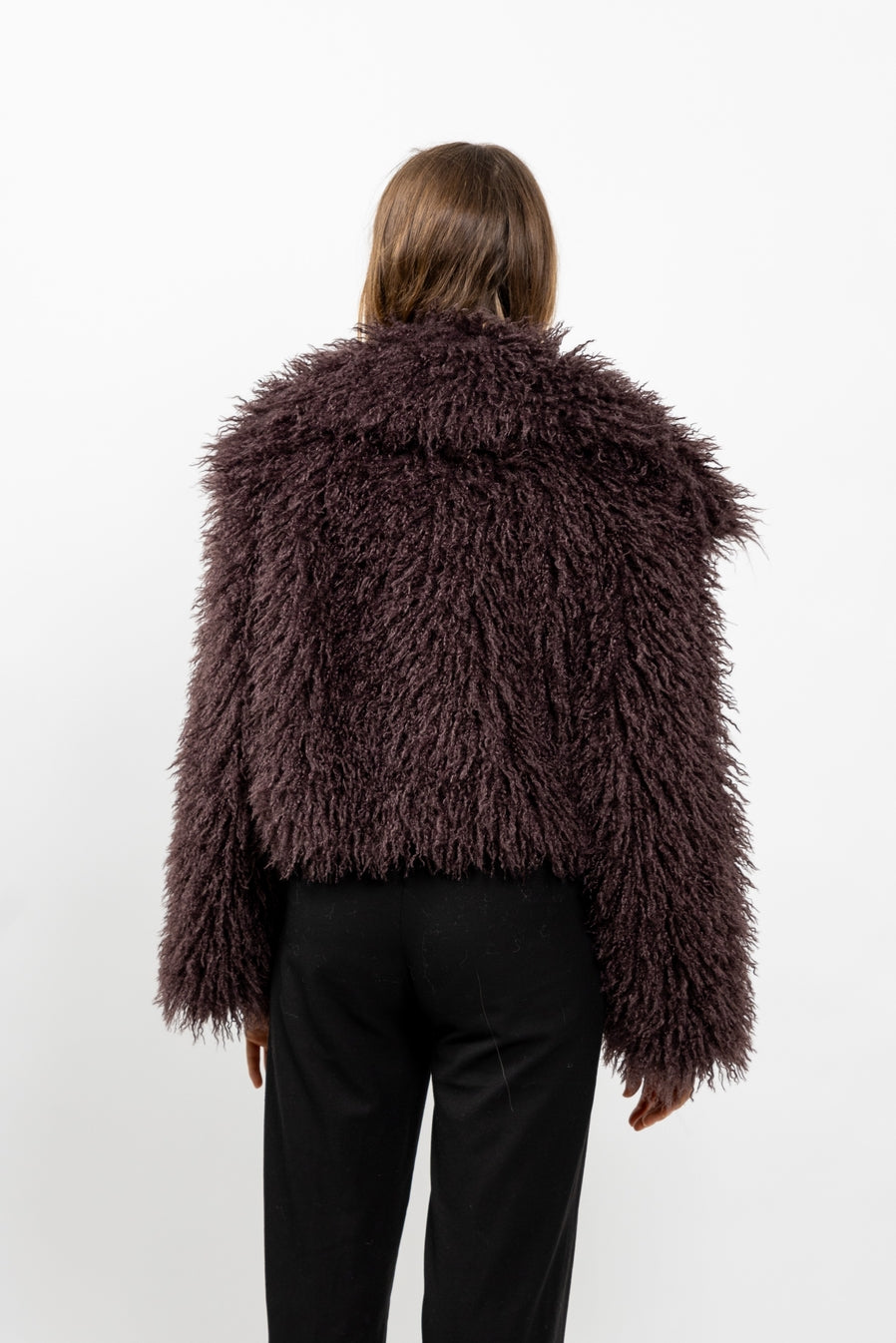 Short Coat Sheepskin Faux Fur coat