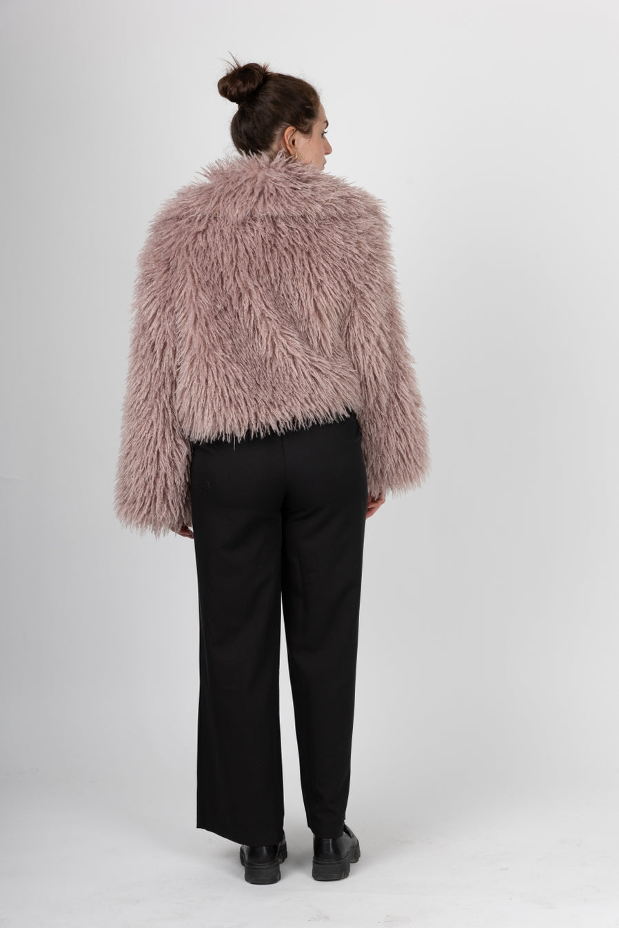 Short Coat Sheepskin Faux Fur coat