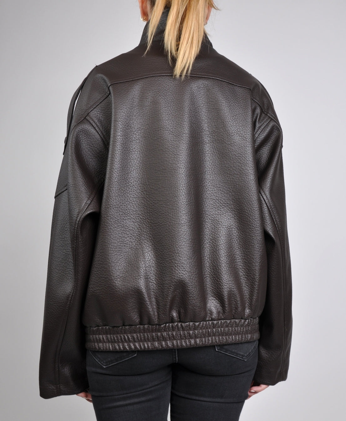 Faux Leather Biker Jacket