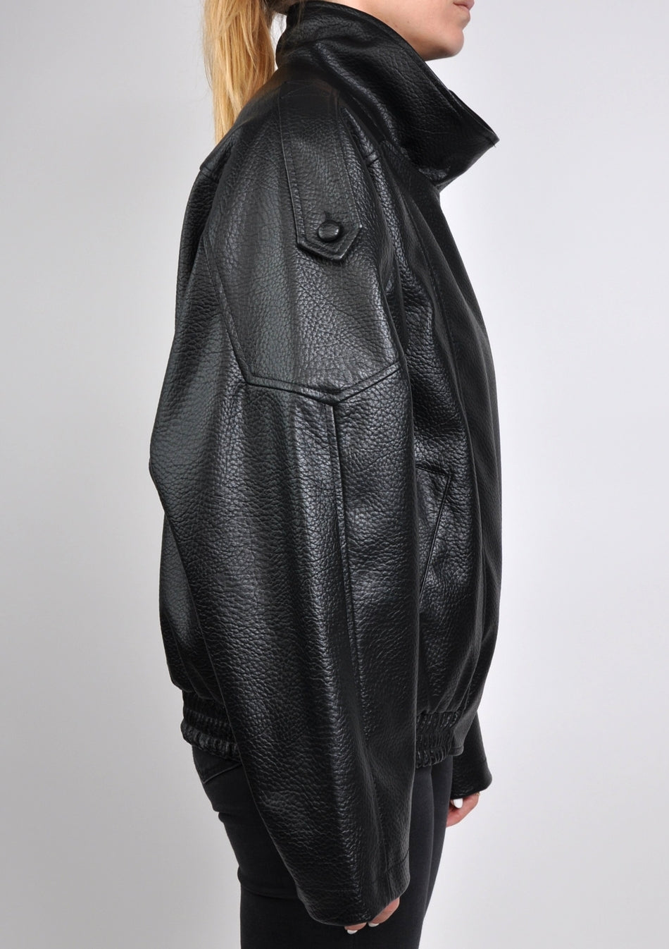 Faux Leather Biker Jacket