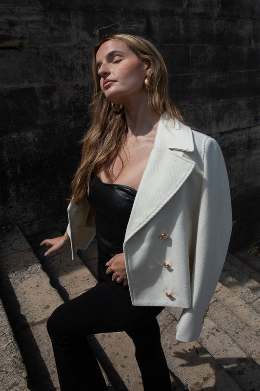 Short Double-Breasted Jacket