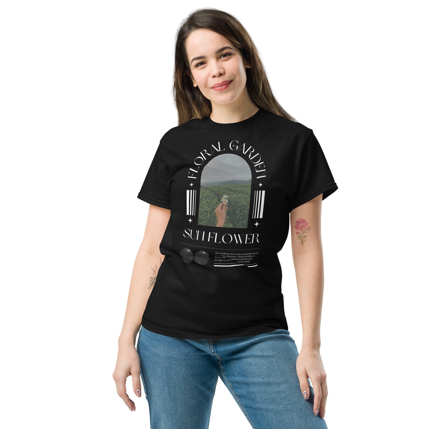 Floral Garden classic tee For Women.