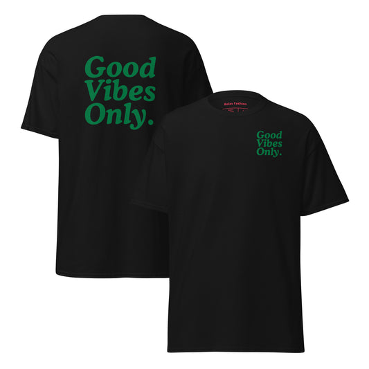 Good Vibes classic tee.